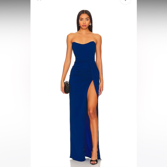 Pamela Strapless Gown Brand: Katie May (color: ocean)